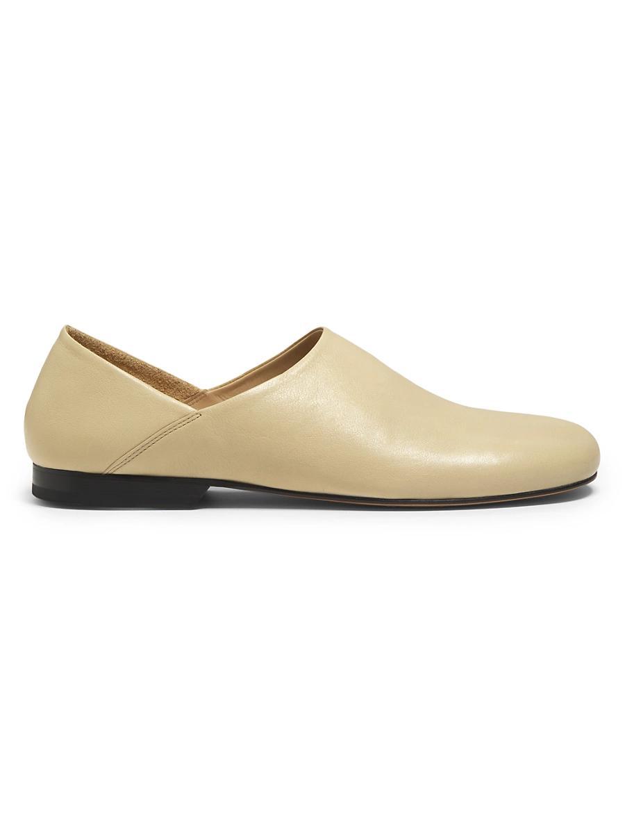Mens Leather Slippers Product Image
