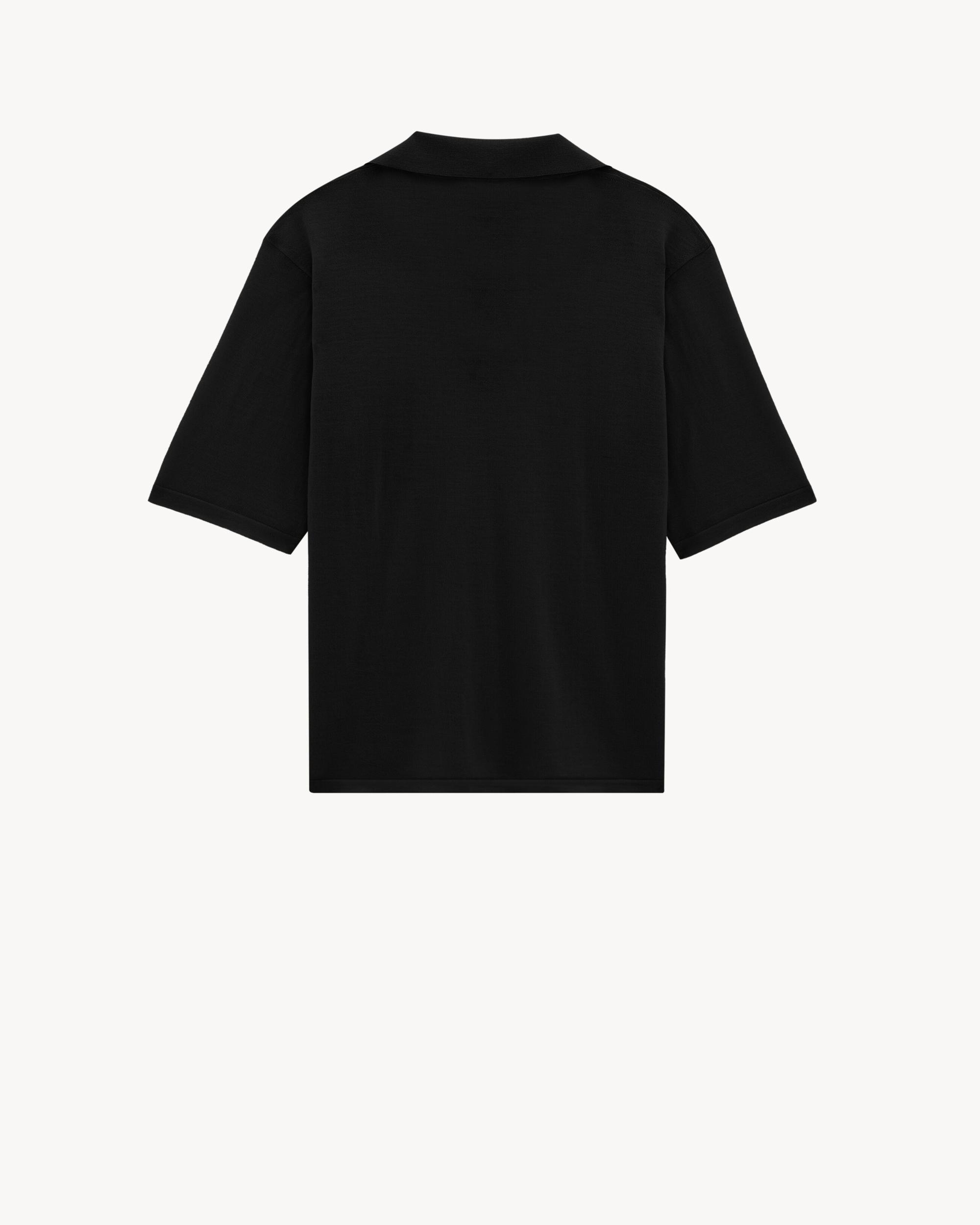 CASSANDRE polo shirt in wool Product Image