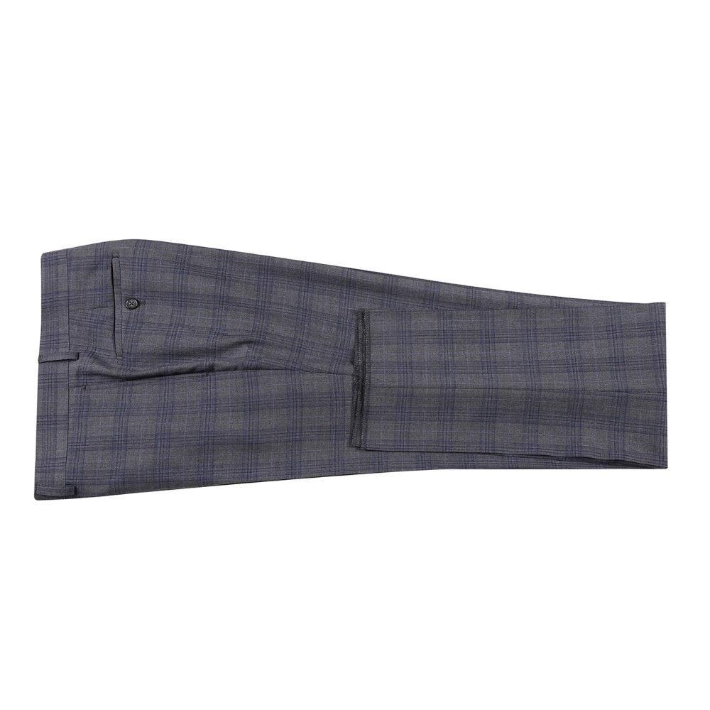 English Laundry Collection - 2 Piece Slim Fit Gray Plaid Notch Lapel Suit Product Image