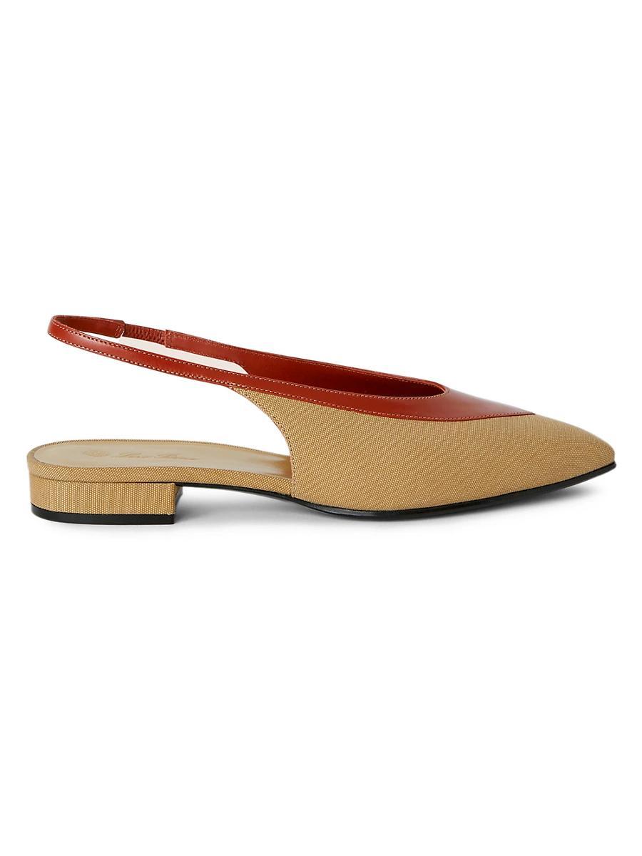 Womens Rebecca Colorblocked Slingback Flats Product Image