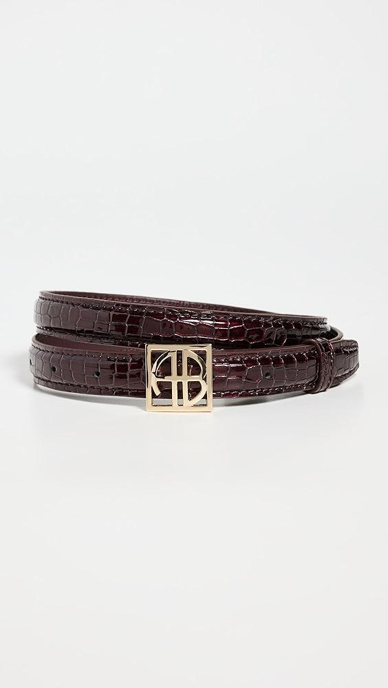 ANINE BING Small Embossed Monogram Belt | Shopbop Product Image