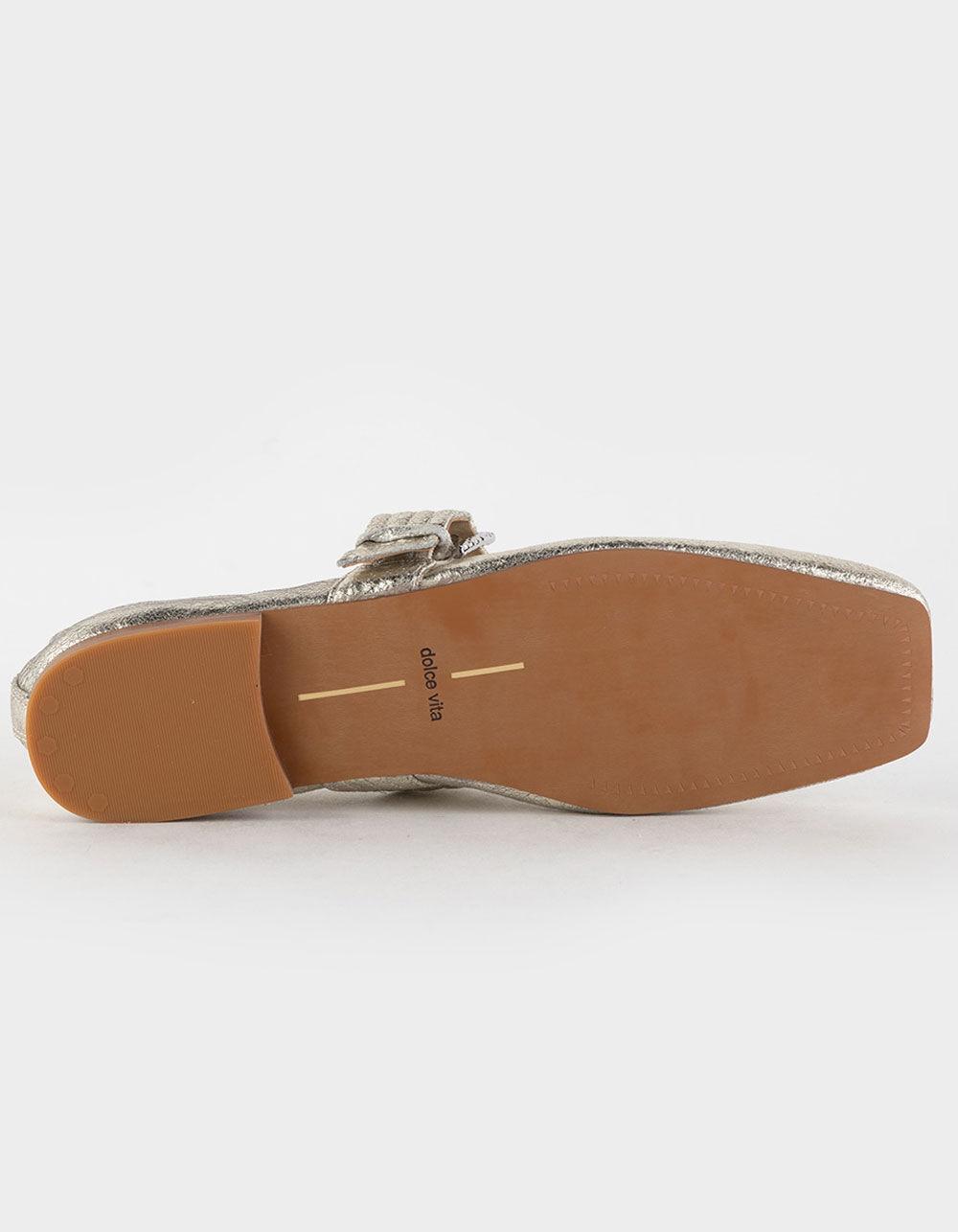 DOLCE VITA Arora Womens Ballet Flats - PLATINUM Product Image