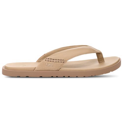 UGG Mens Seaside II Leather Suede Flip Product Image