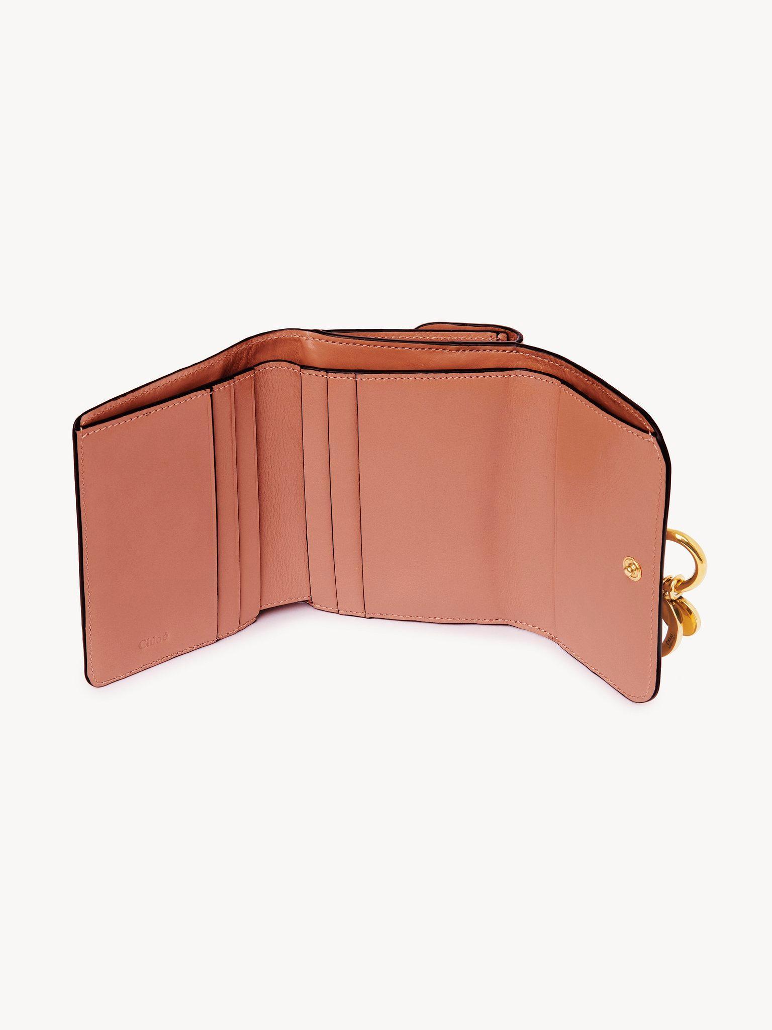 Small Alphabet tri-fold in shiny leather Product Image