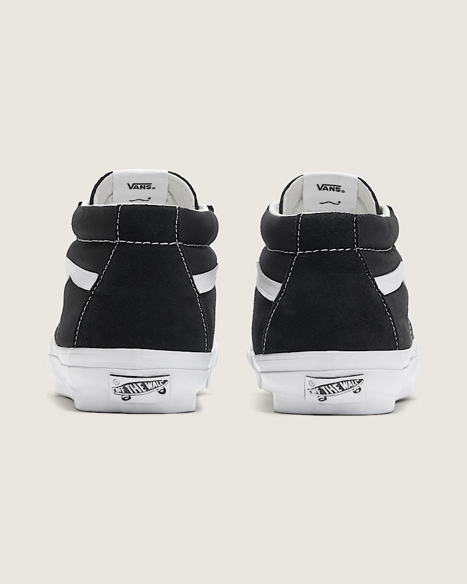 Premium Sk8-Mid Shoe in Black / White| Vans US Product Image