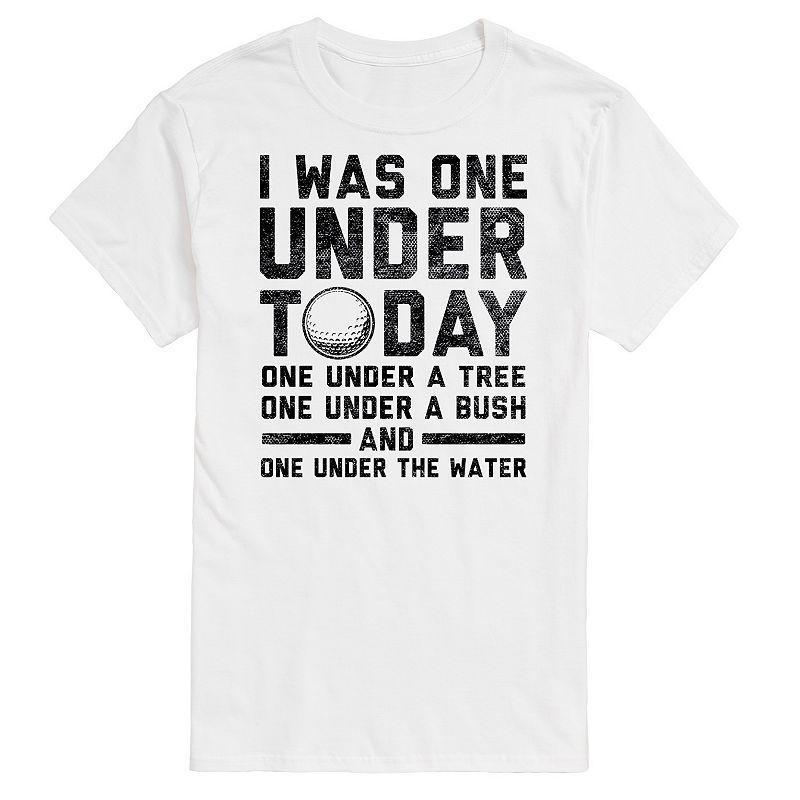 Big & Tall I Was One Under Today Golf Graphic Tee, Mens Product Image