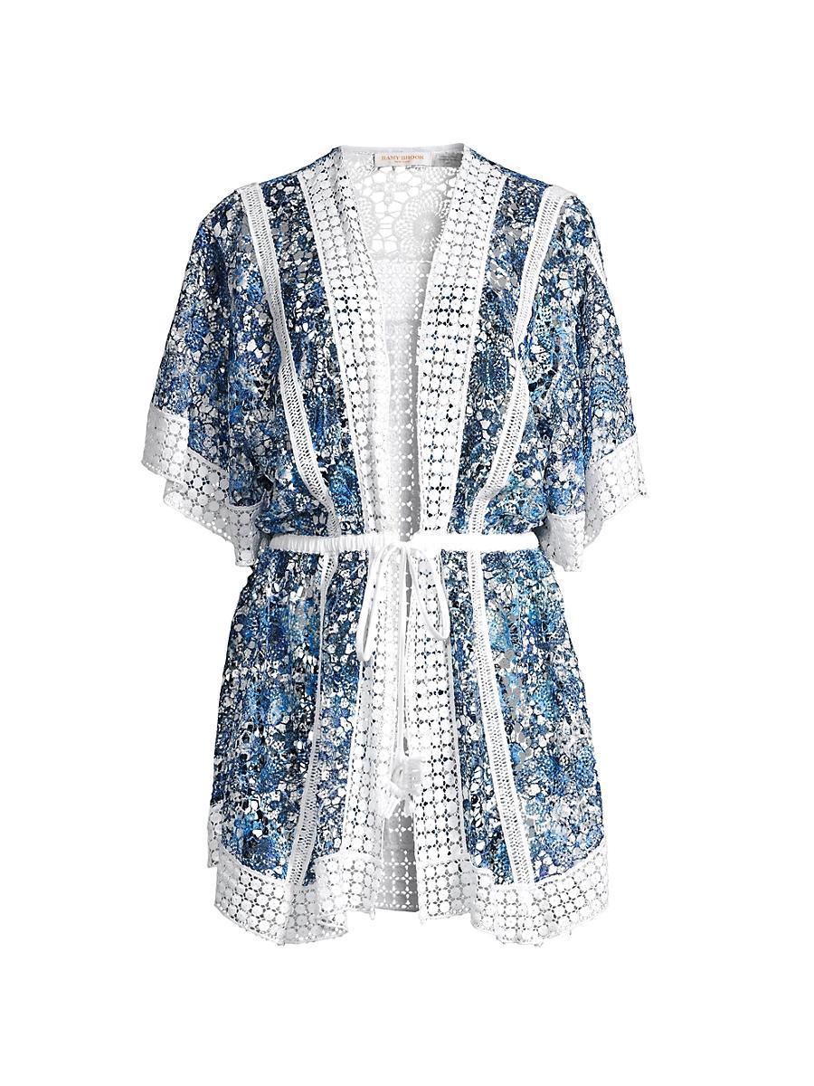 Womens Robin Lace Tie-Waist Cover-Up Tunice Product Image