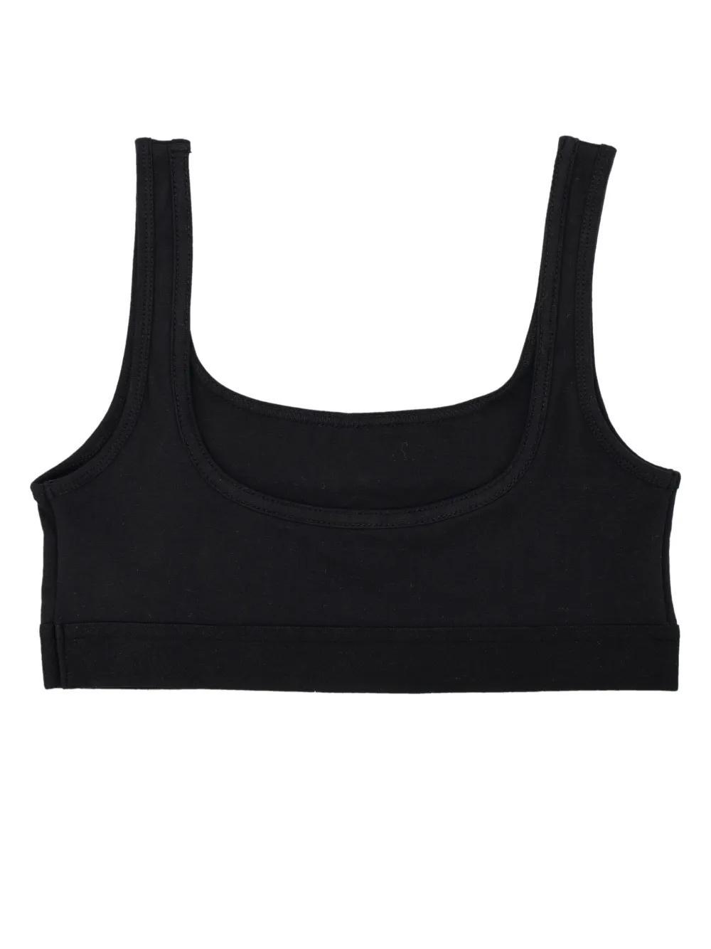 Crescent Moon-embroidered bra Product Image