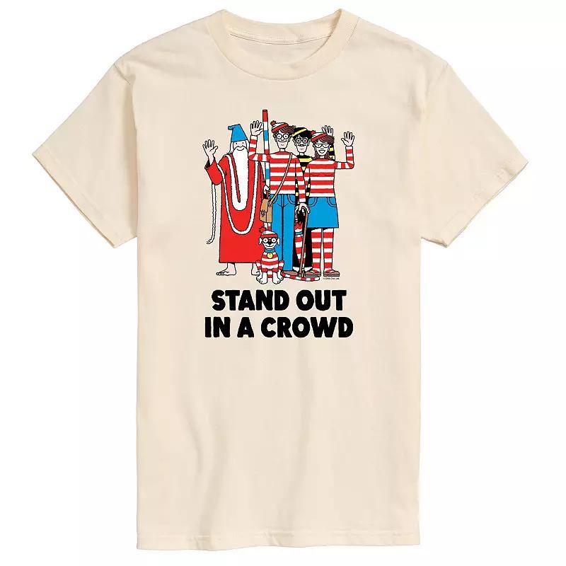 Mens Wheres Waldo Logo Graphic Tee Ivory Product Image