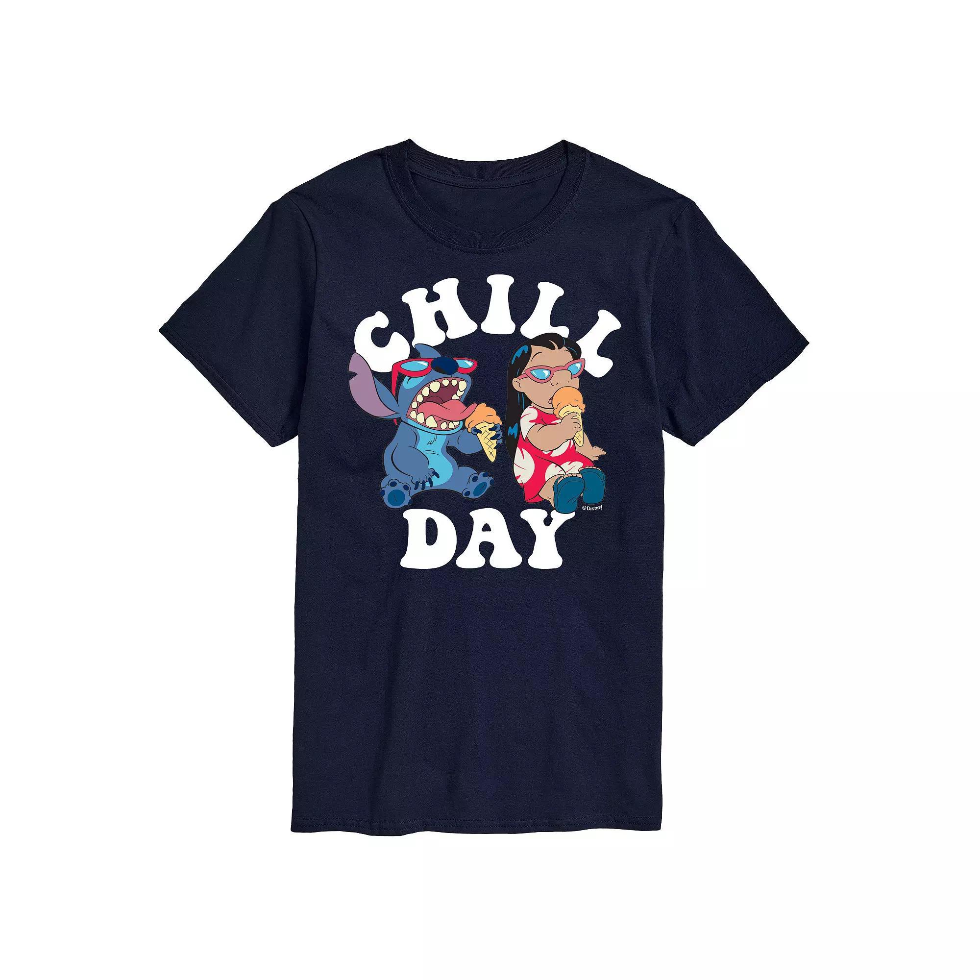 Disneys Lilo and Stitch Big & Tall Chill Day Graphic Tee, Mens Product Image