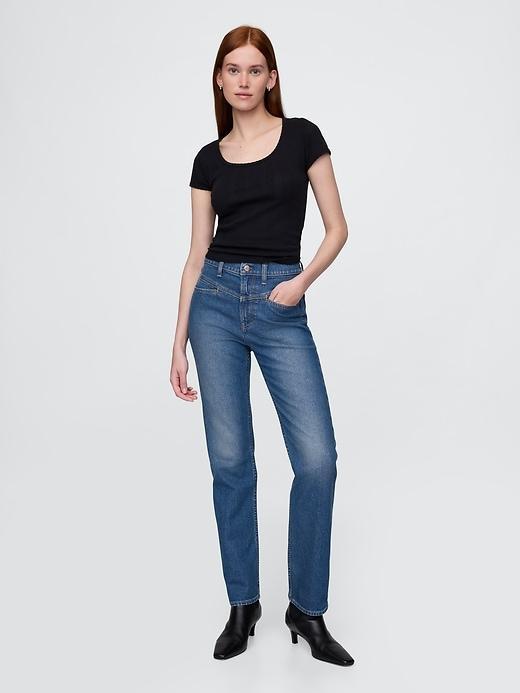 High Rise '90s Straight Jeans Product Image