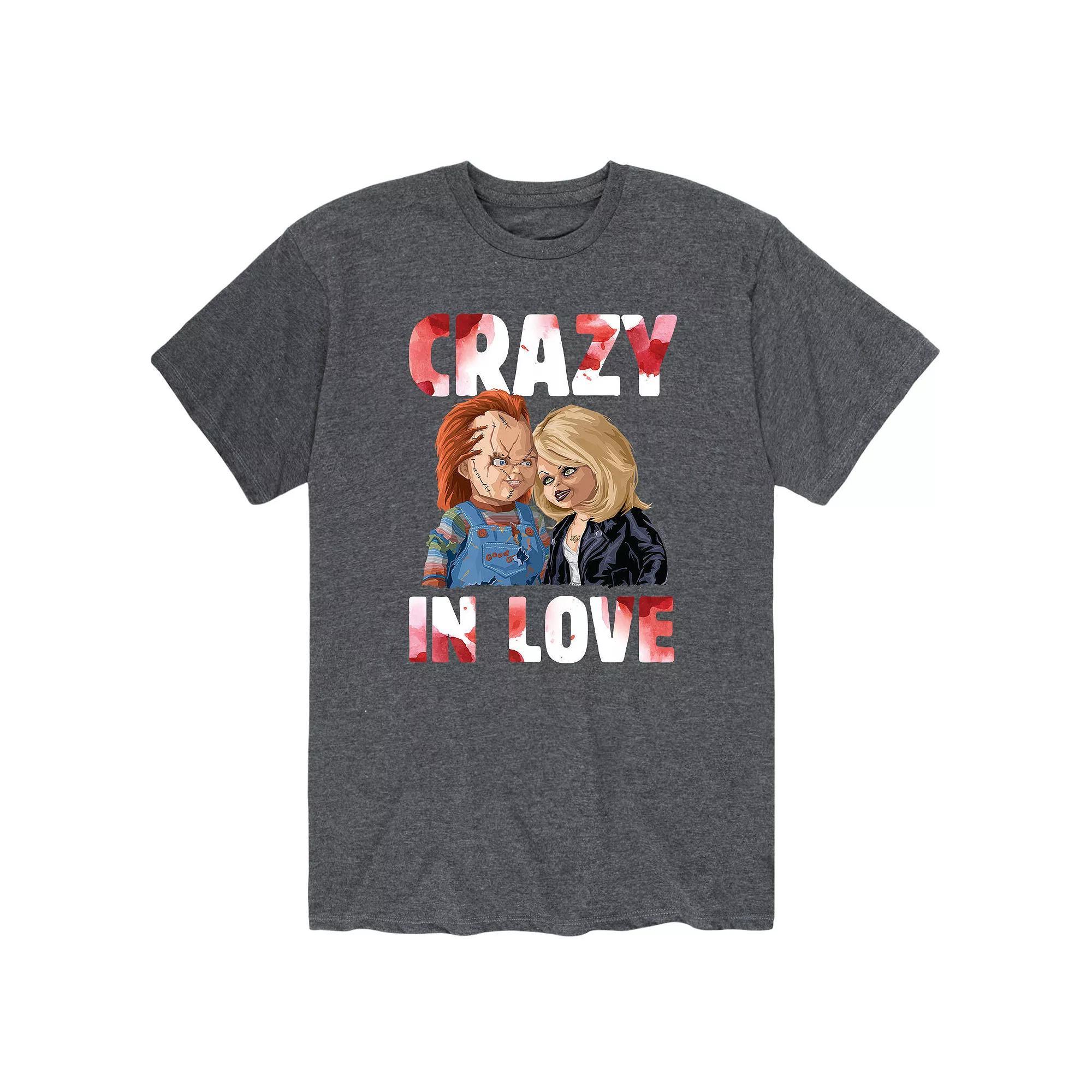 Big & Tall Chucky Crazy In Love Graphic Tee, Mens Product Image