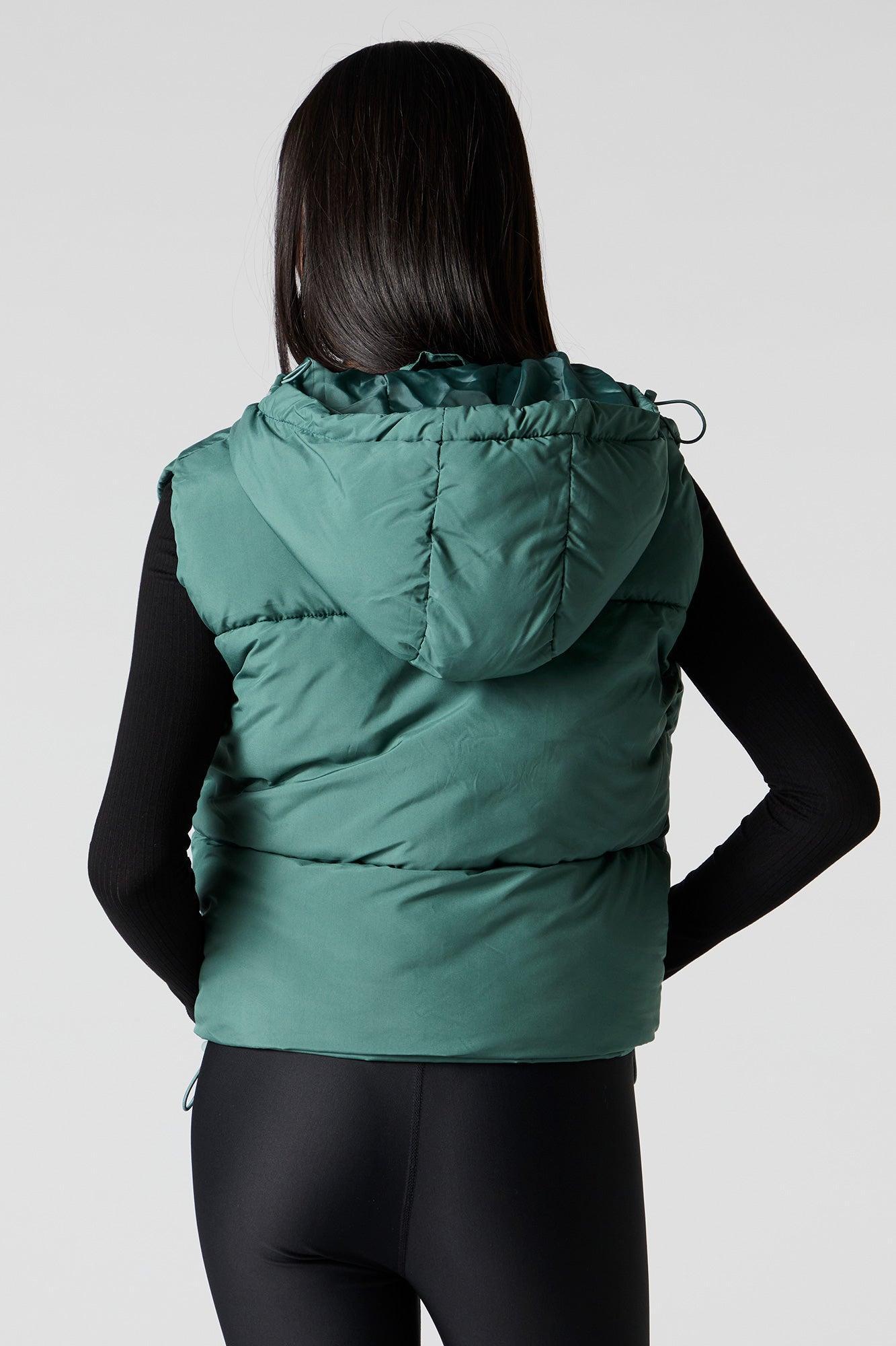 Hooded Puffer Vest Female Product Image