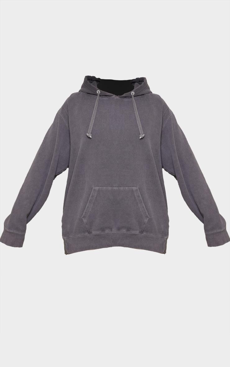 Charcoal Pretty Little Sporty Back Puff Print Hoodie Product Image