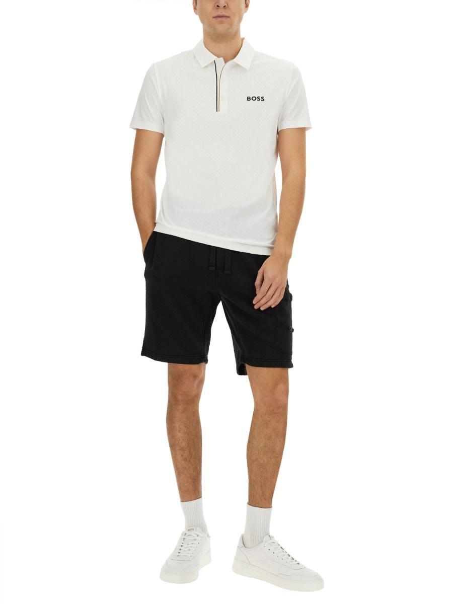 HUGO BOSS Boss  Paddy Polo Shirt In White Product Image