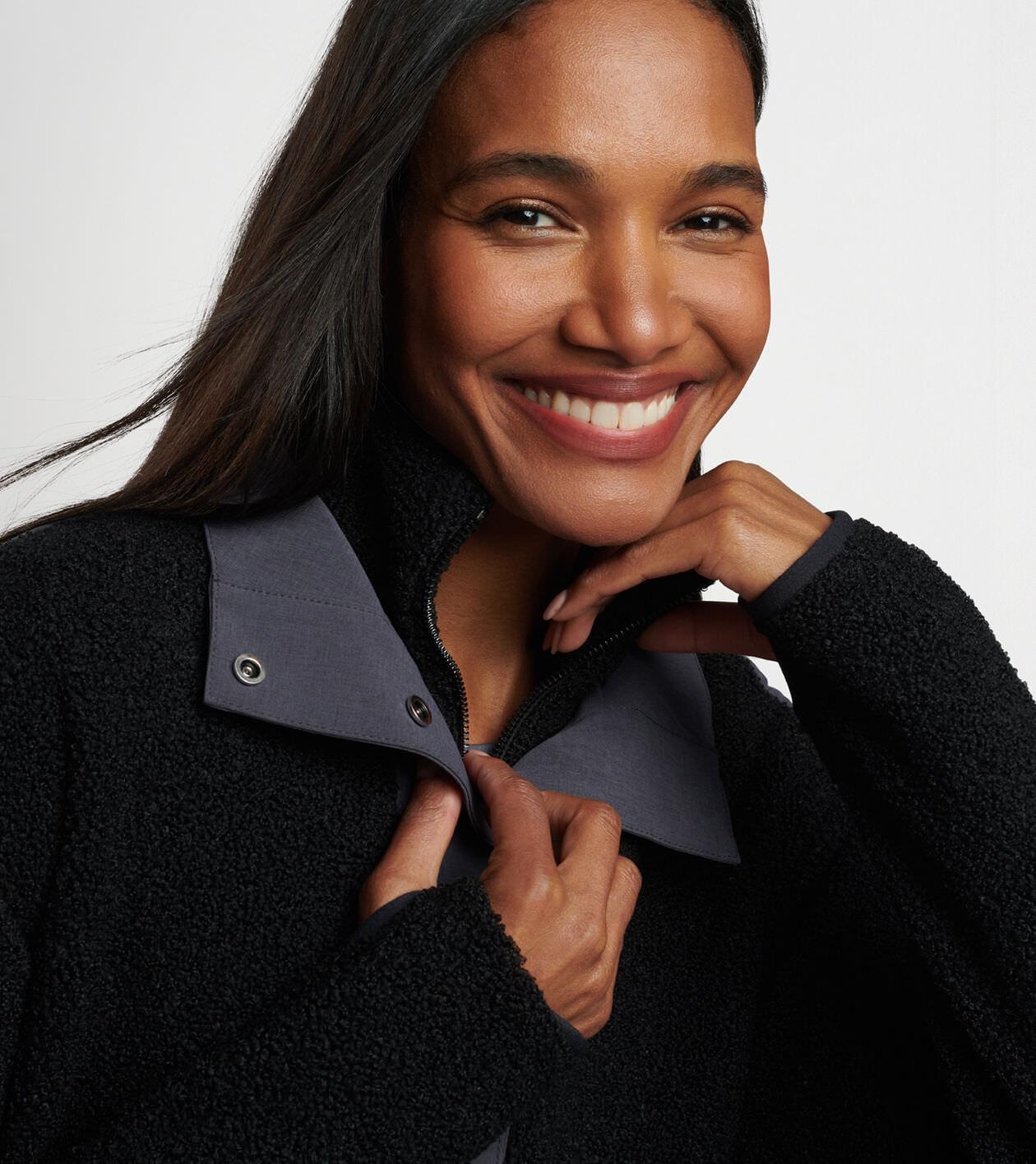 Tilly Oversized Bonded Sherpa Popover Product Image
