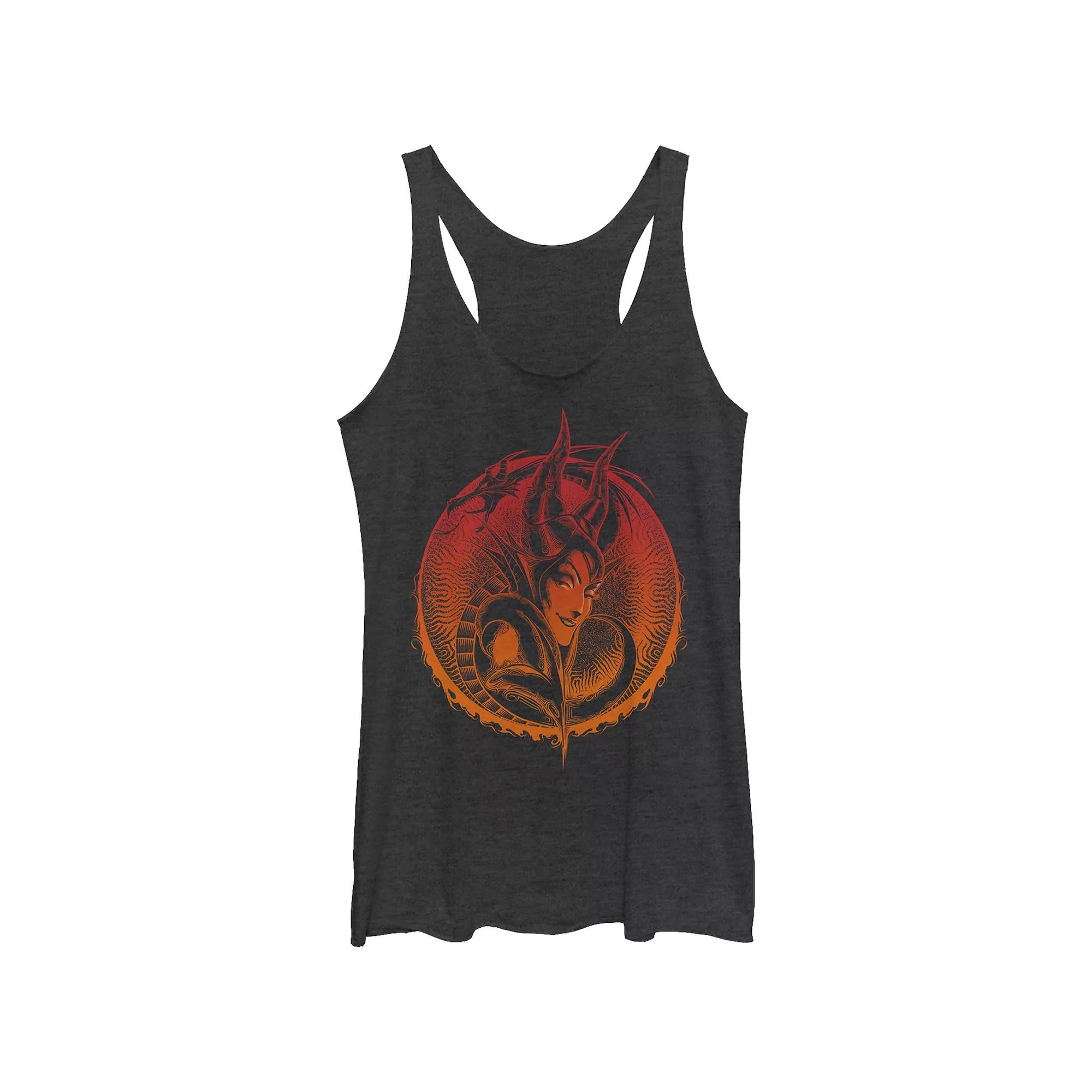 Disney's Lilo & Stitch Surf Stitch Tri-Blend Juniors' Graphic Racerback Tank, Girl's, Size: XXL, Royal Grey Product Image