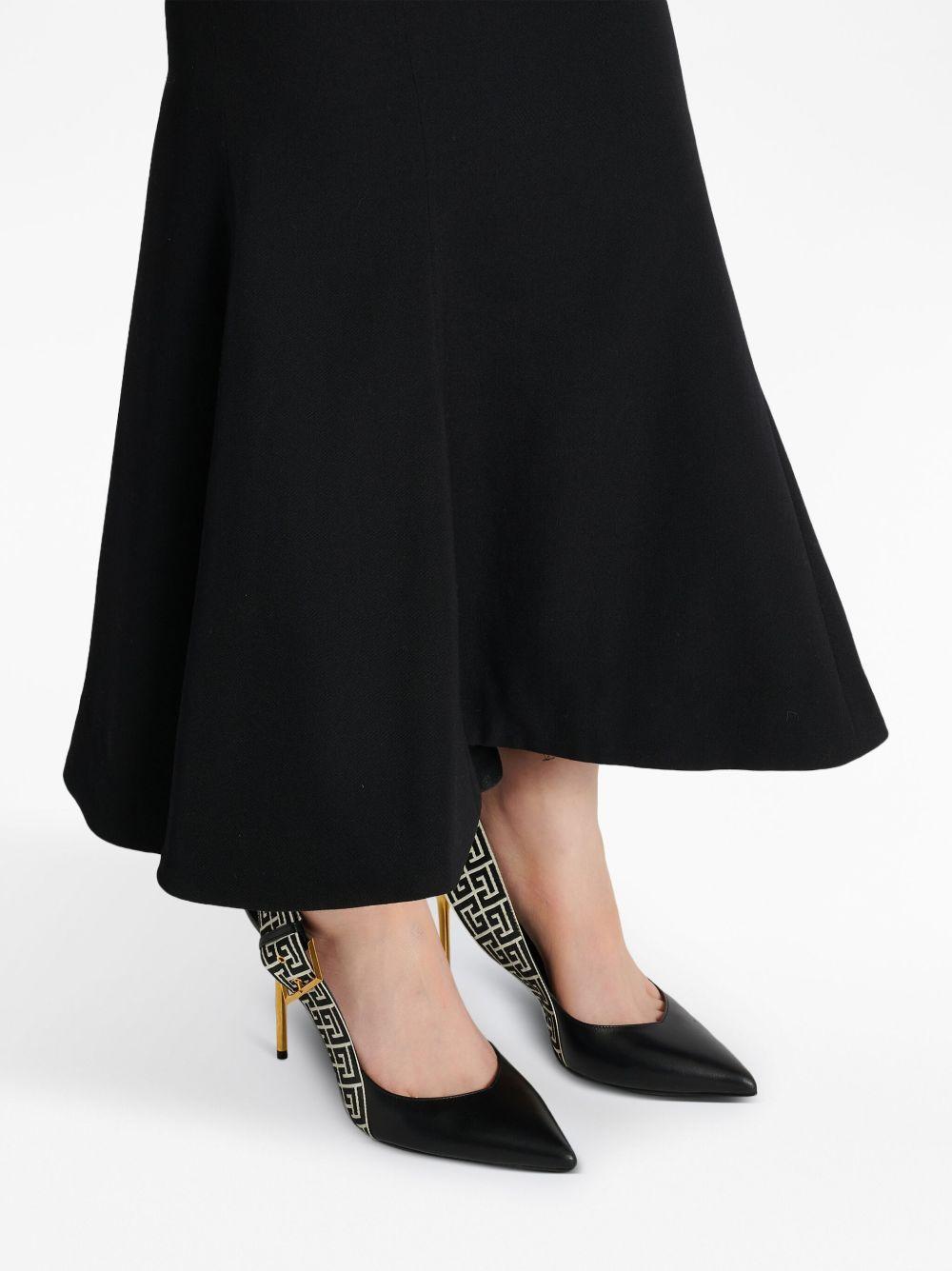 Ruby monogram slingback pumps Product Image