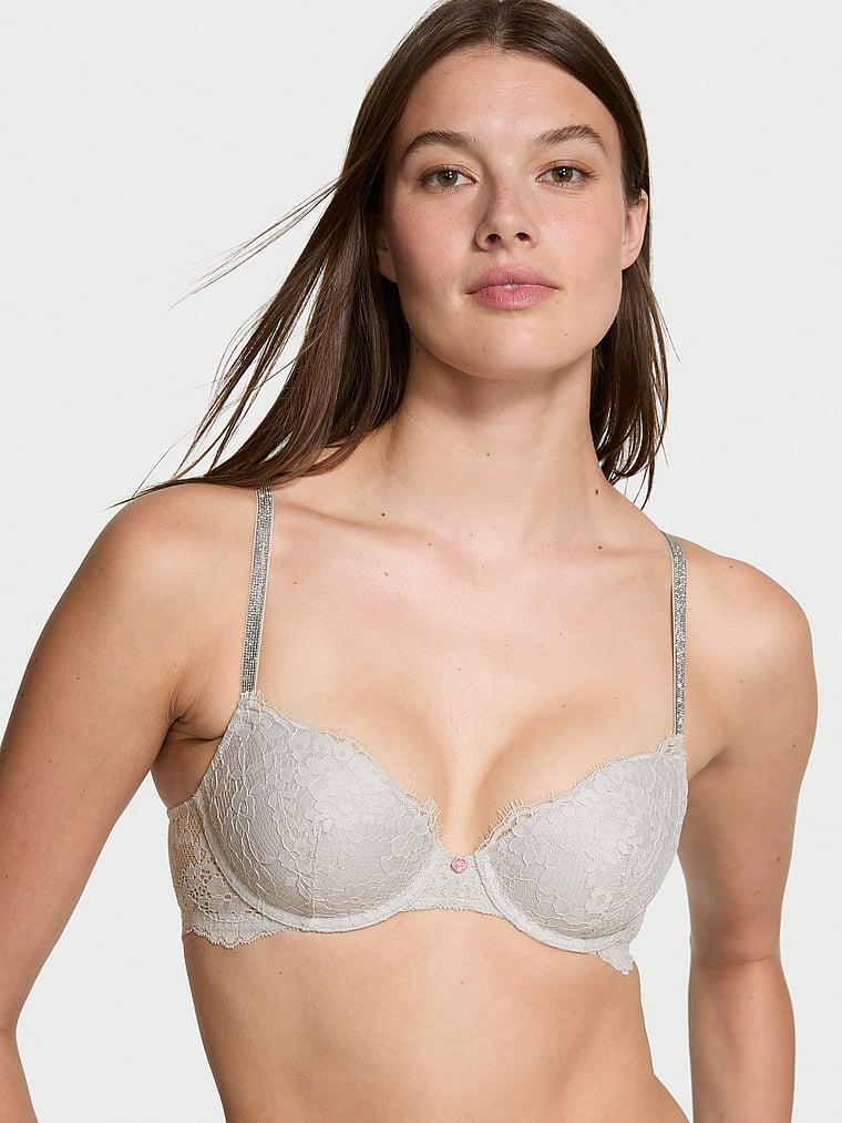 Twinkle Strap Lace Push-Up Bra Product Image