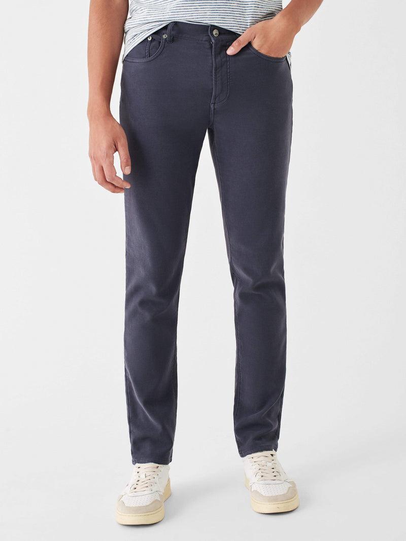 Stretch Terry 5-Pocket Pant (34" Inseam) - Navy Product Image