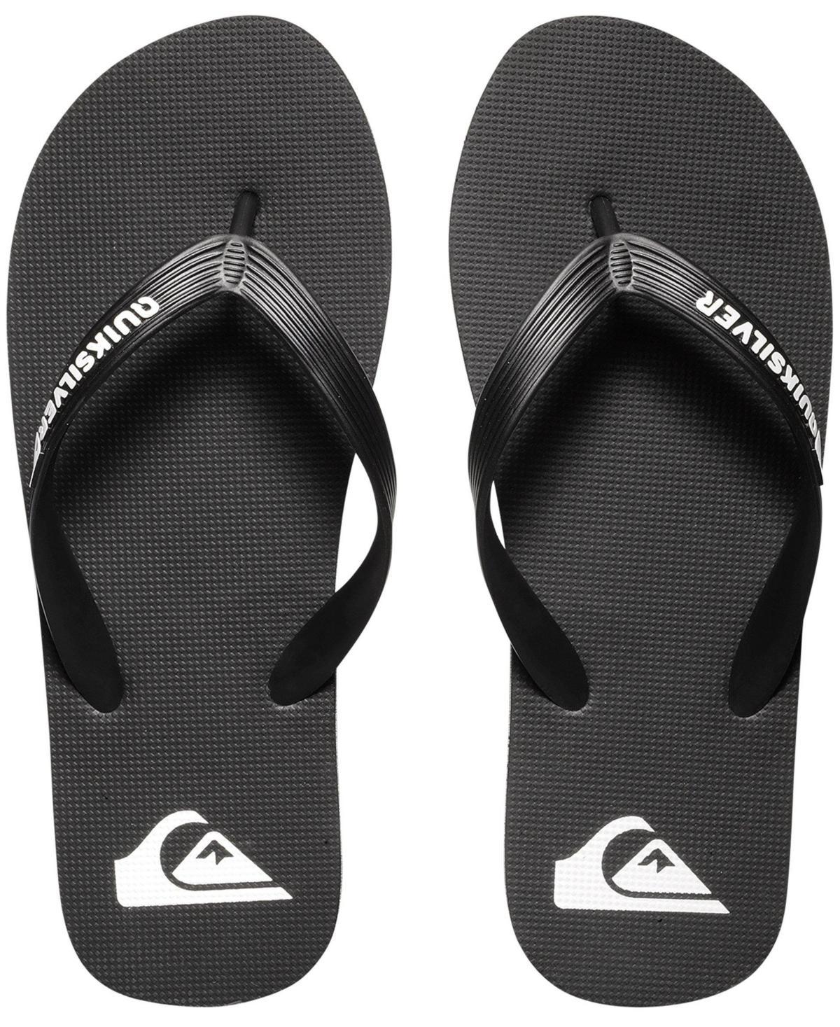 Quiksilver Molokai Black/White) Men's Sandals Product Image