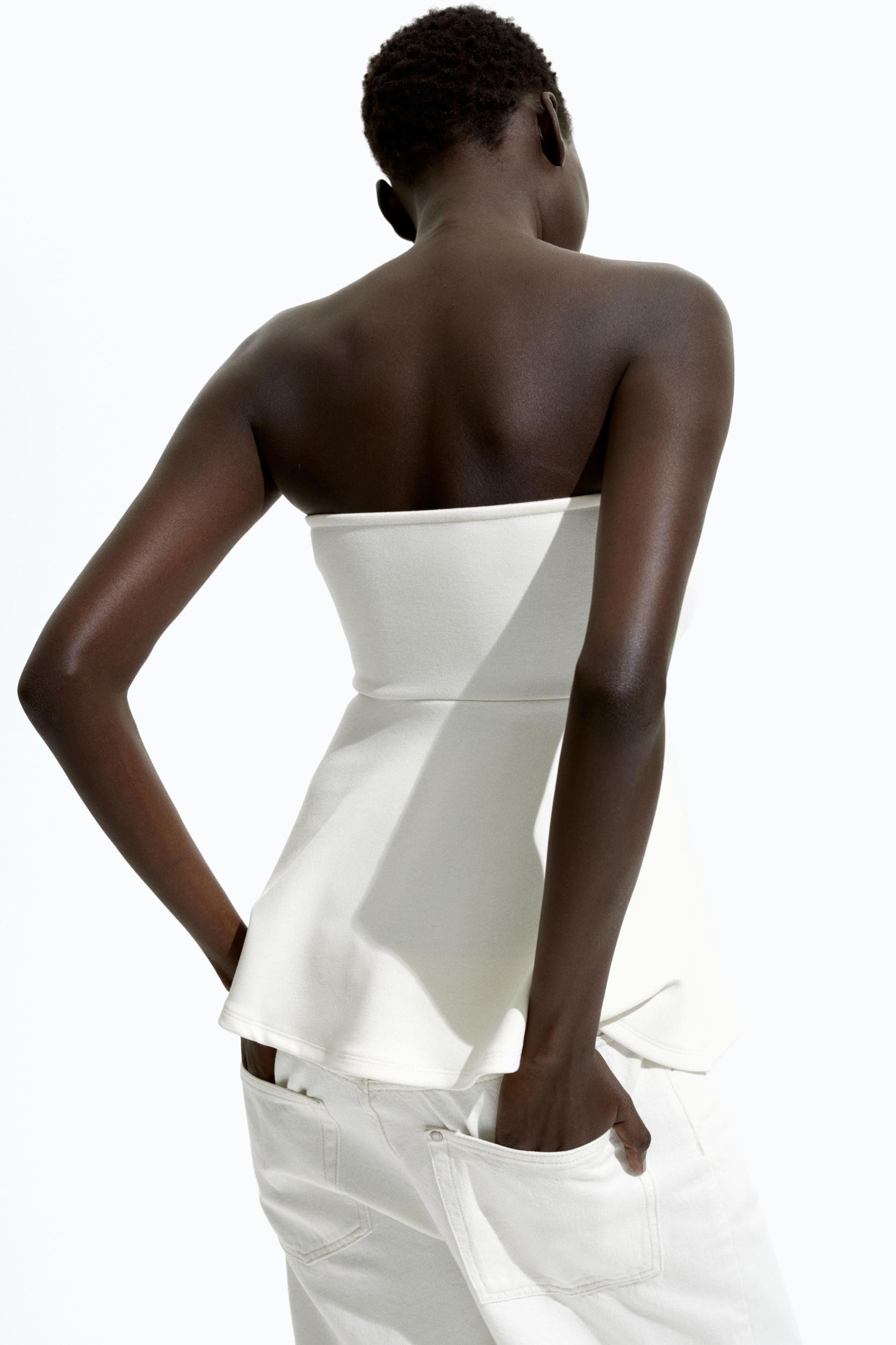 Peplum Tube Top Product Image