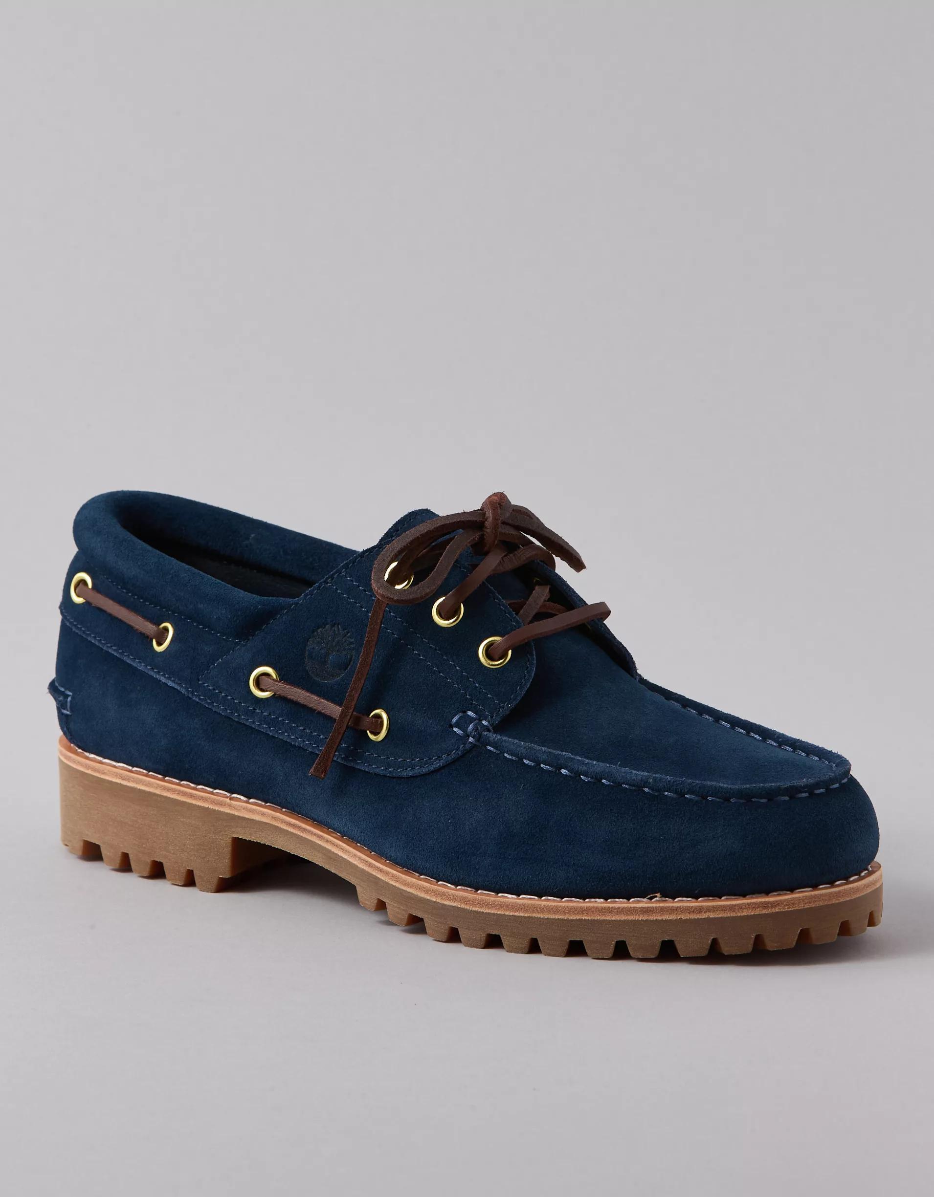 Timberland x AE Indigo Suede Boat Shoe Product Image