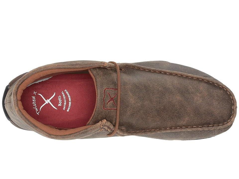 Twisted X Mens Driving Leather Moccasin Lace Up Product Image