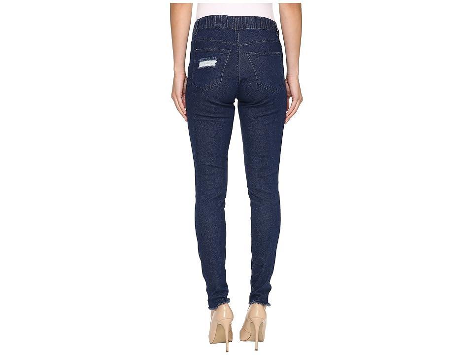 Hue Ripped Knee Denim Leggings Product Image