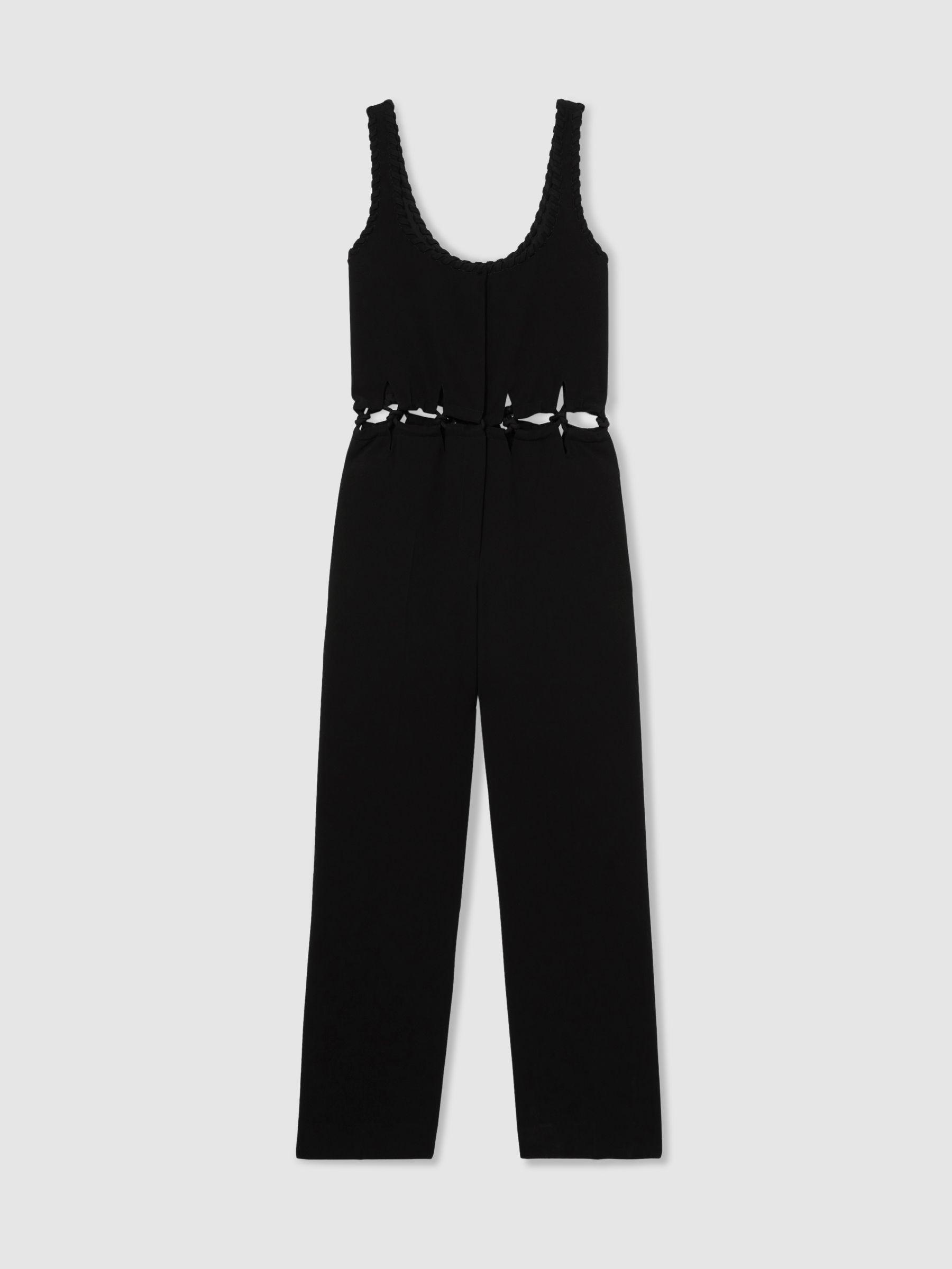 Atelier Cut-Out Waist Jumpsuit in Black Product Image