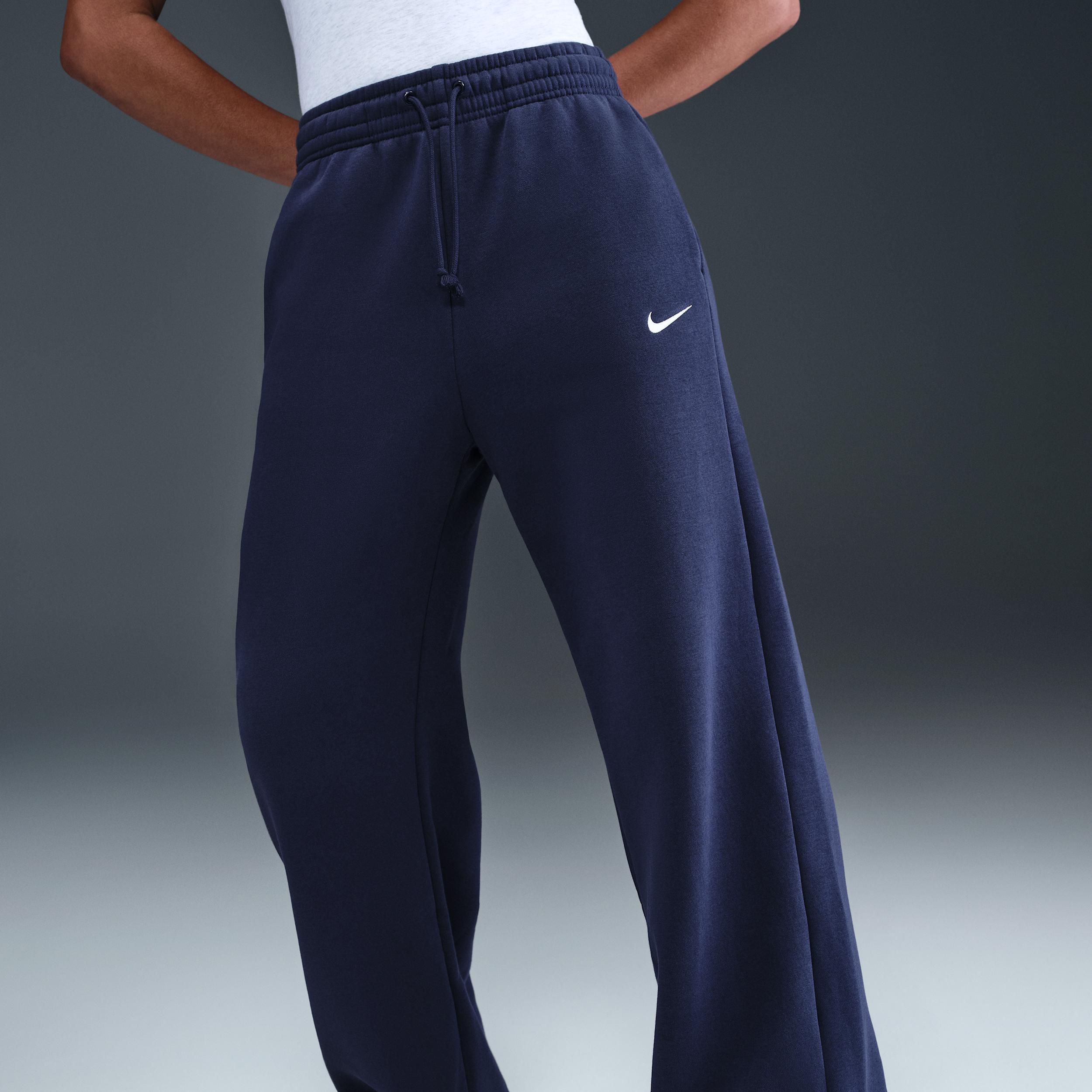 Women's Nike Sportswear Phoenix Fleece High-Waisted Wide-Leg Pants Product Image
