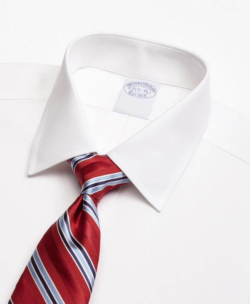 Stretch Supima® Cotton Non-Iron Pinpoint Oxford Ainsley Collar Dress Shirt Product Image