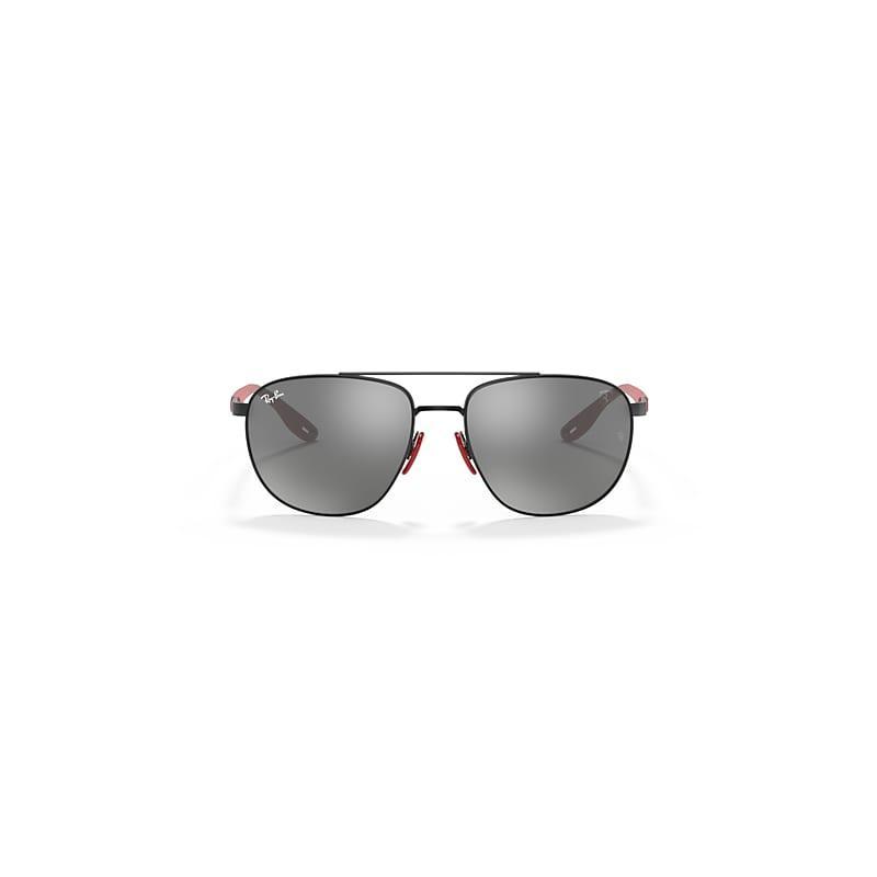 Ray-Ban Rb3659m Scuderia Ferrari Collection Sunglasses Frame Silver Lenses Product Image