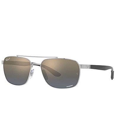 Ray-Ban Rb3701 Sunglasses Frame Blue Lenses Polarized Product Image