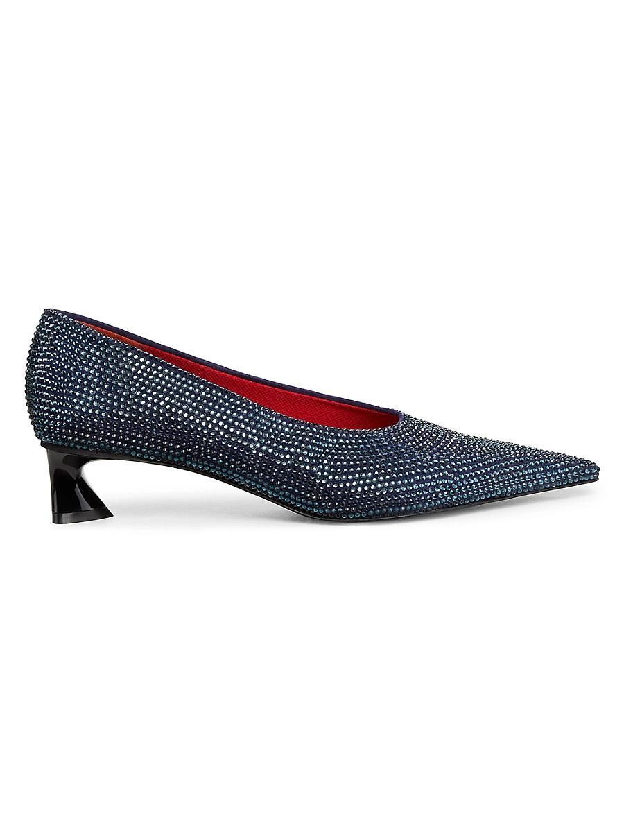 Womens Elsa 40MM Crystal-Embellished Pumps Product Image