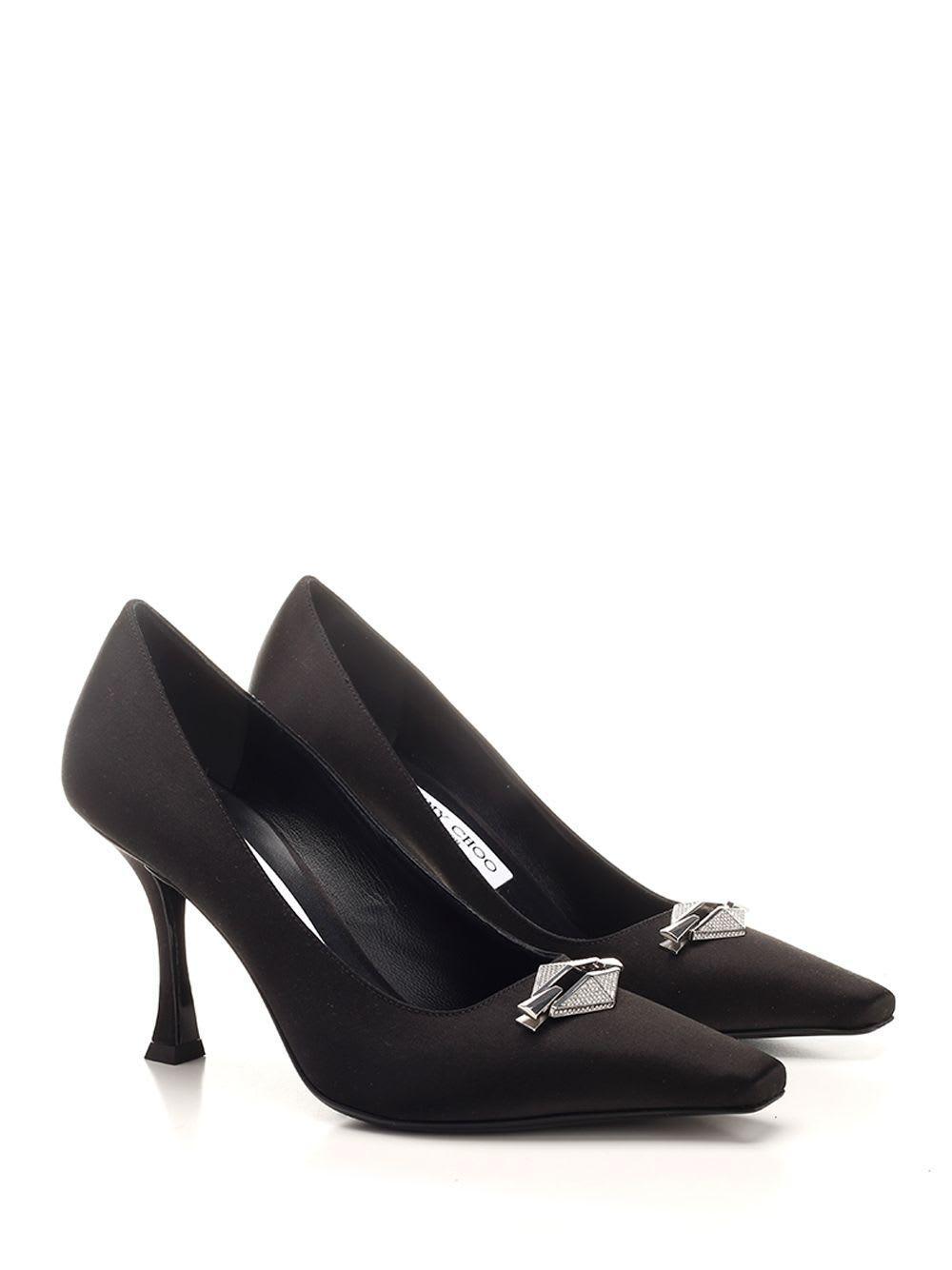 JIMMY CHOO Embellished Pointed Toe Pumps In Multicolor Product Image