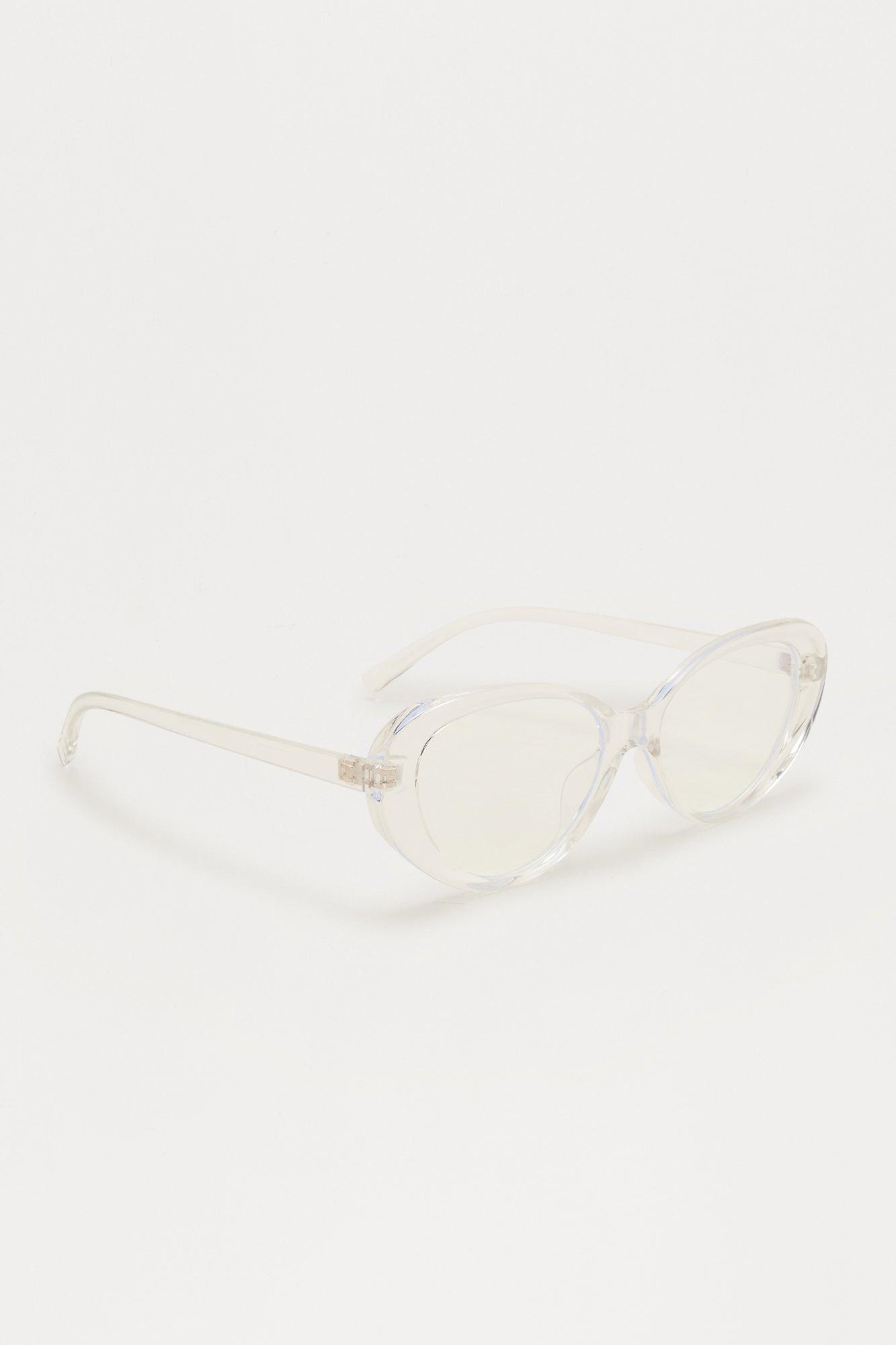 Chasing Dreams And Deadlines Blue Light Glasses - Clear Product Image