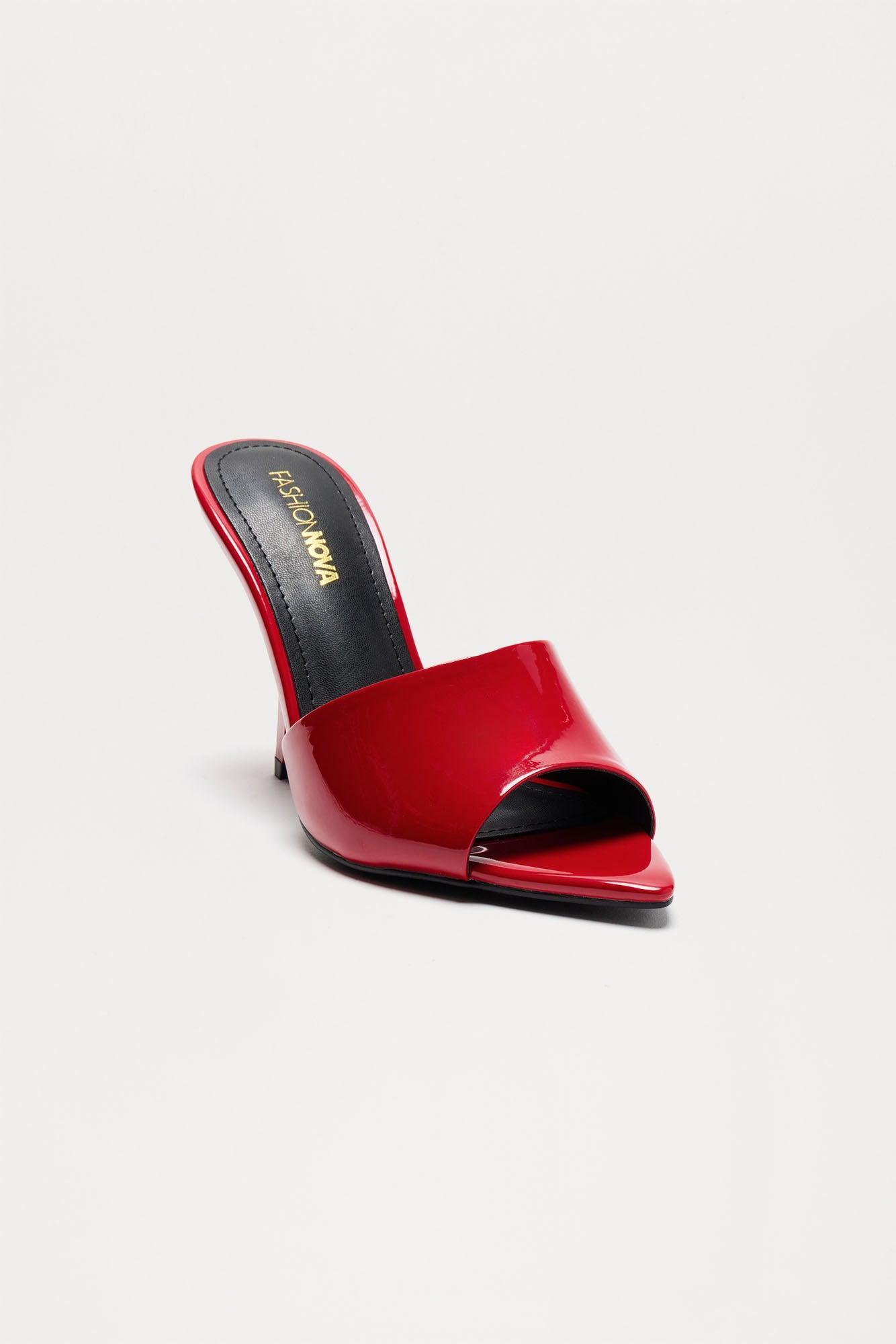 Kian Patent Heels - Red Product Image