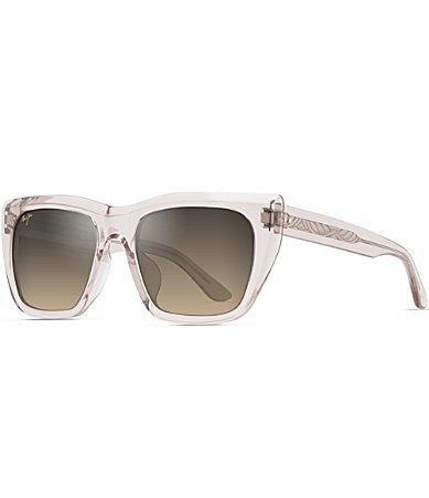 Maui Jim Womens Aloha Lane PolarizedPlus2 Rectangle 56mm Sunglasses Product Image