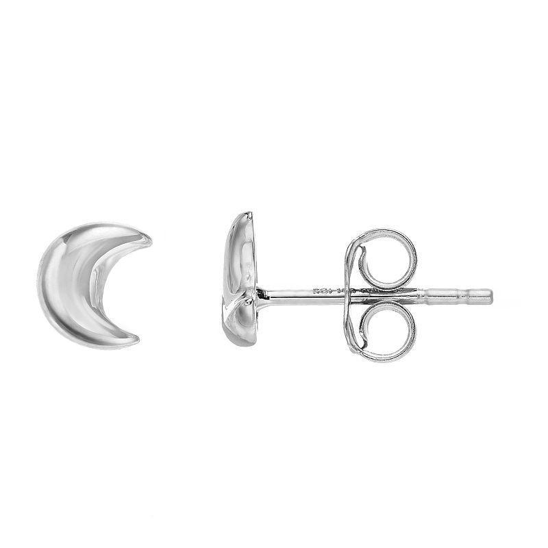 Womens 18K Yellow Gold & 1.00 TCW Diamond Bezel Stud Earrings Product Image