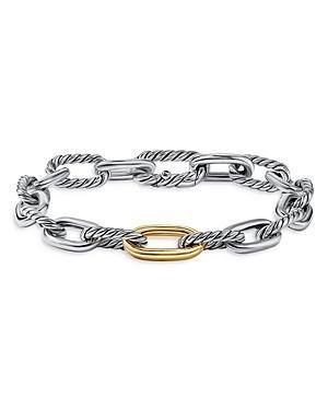 DY Madison Chain Bracelet in Silver with 18K Gold, 8.5mm Product Image