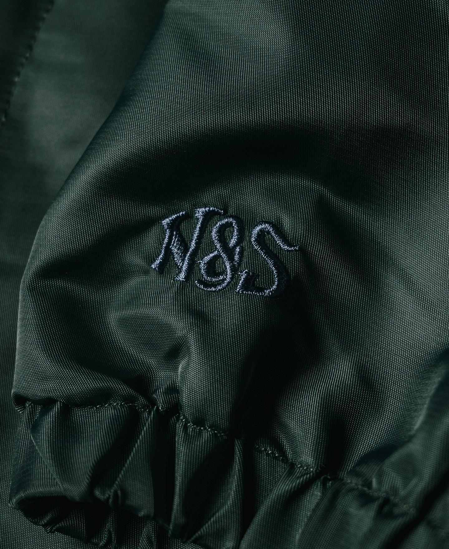 Logo-Appliqued Nylon Coach Jacket - Green Product Image