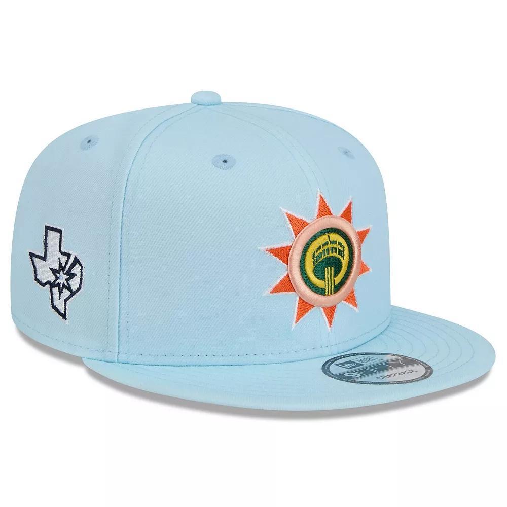 Men's New Era  Light Blue San Antonio Spurs 2024/25 City Edition Alternate 9FIFTY Snapback Hat Product Image
