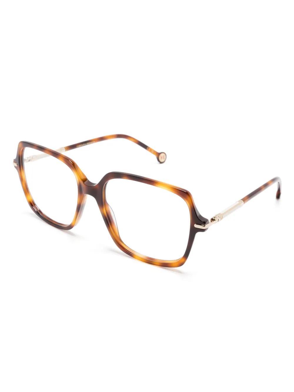 CAROLINA HERRERA Oversize-frame Glasses In Brown Product Image