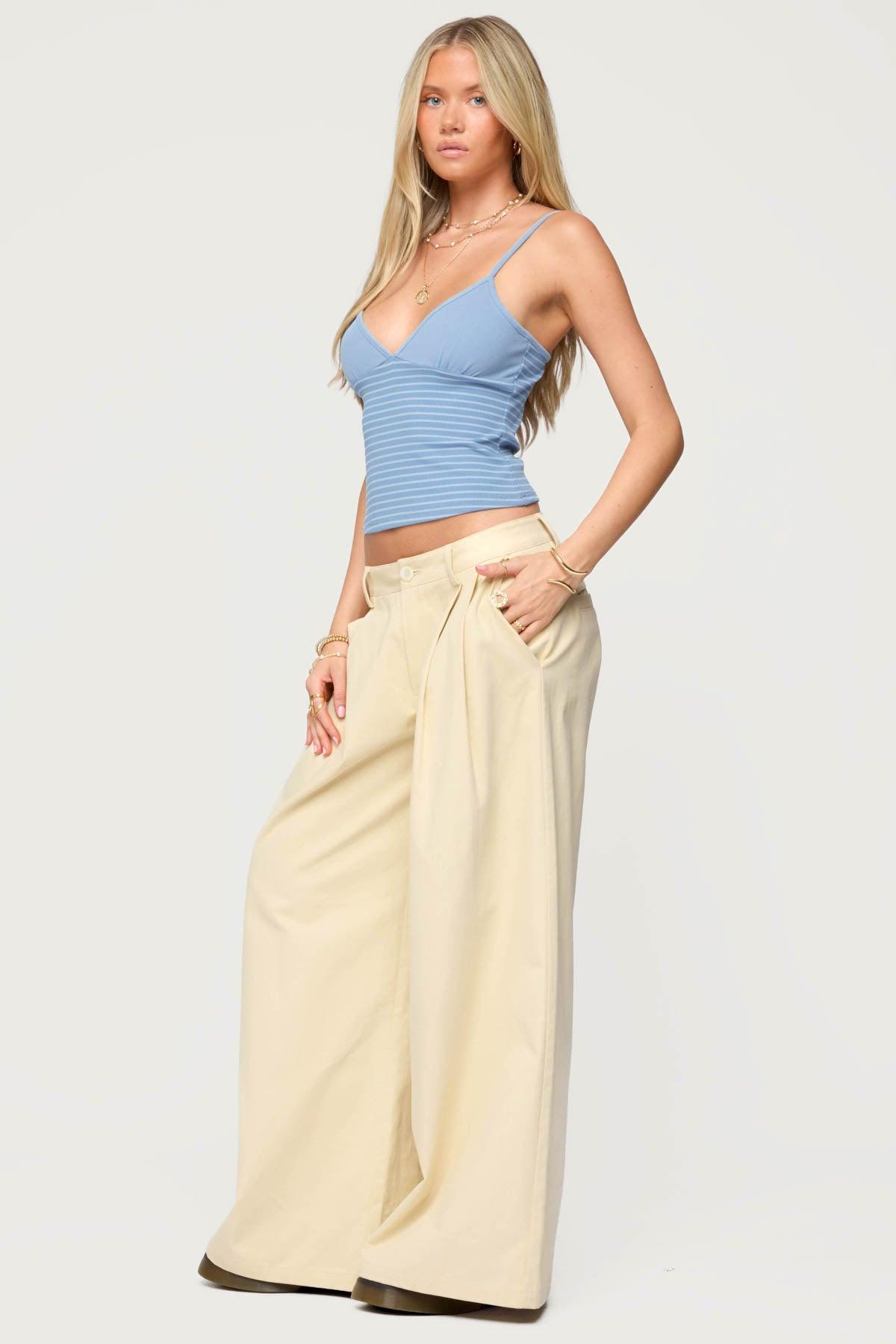 Hemsley Striped Ribbed Tank Top Product Image