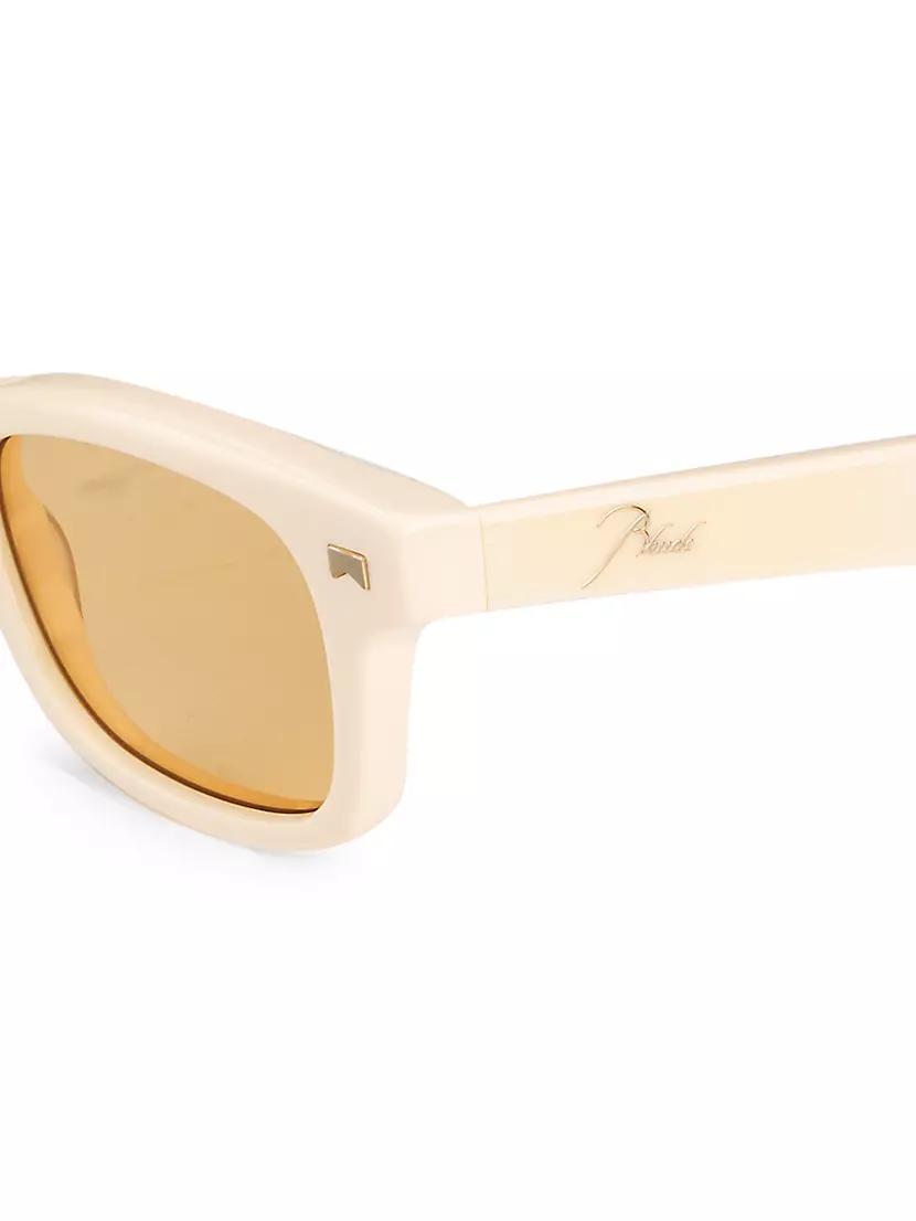 Mens Sun Ray Acetate 48mm Rectangular Sunglasses Product Image