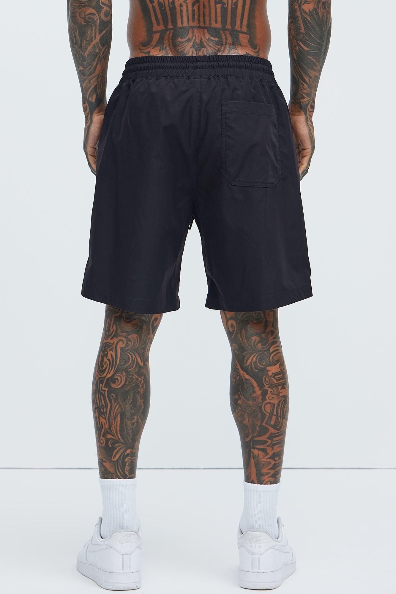 Get Right Utility Nylon Shorts - Black Product Image