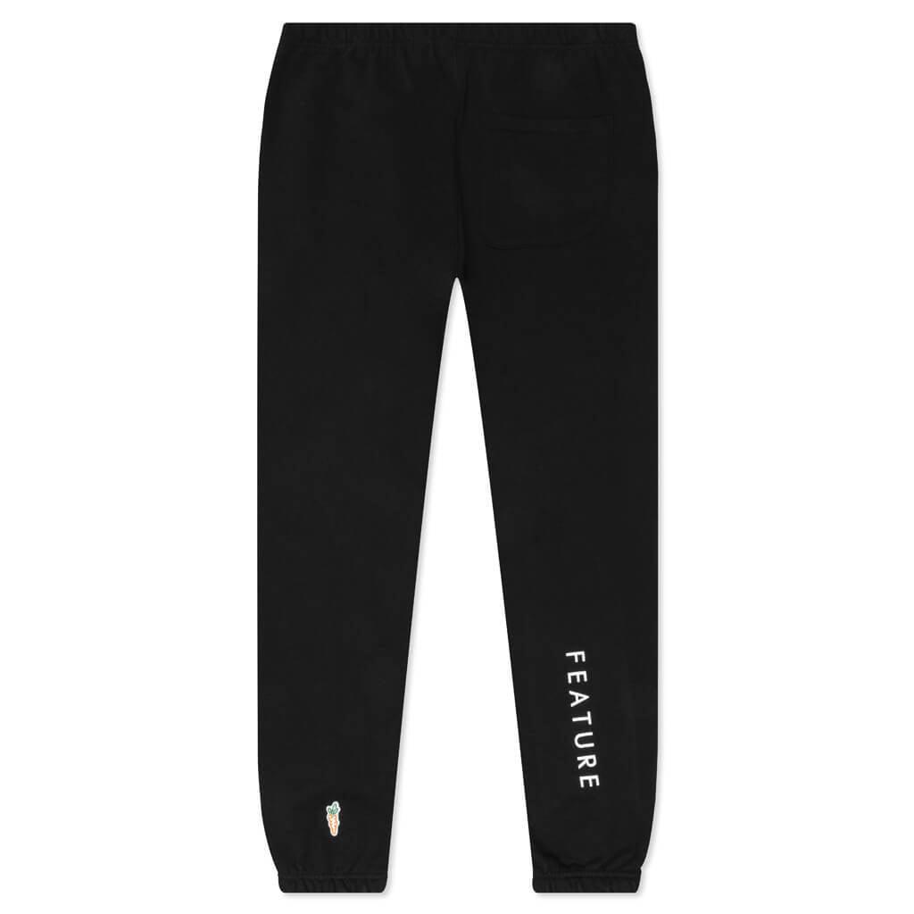 Feature x Carrots x Freddie Gibbs Rabbits Wordmark Sweatpant - Black Male Product Image