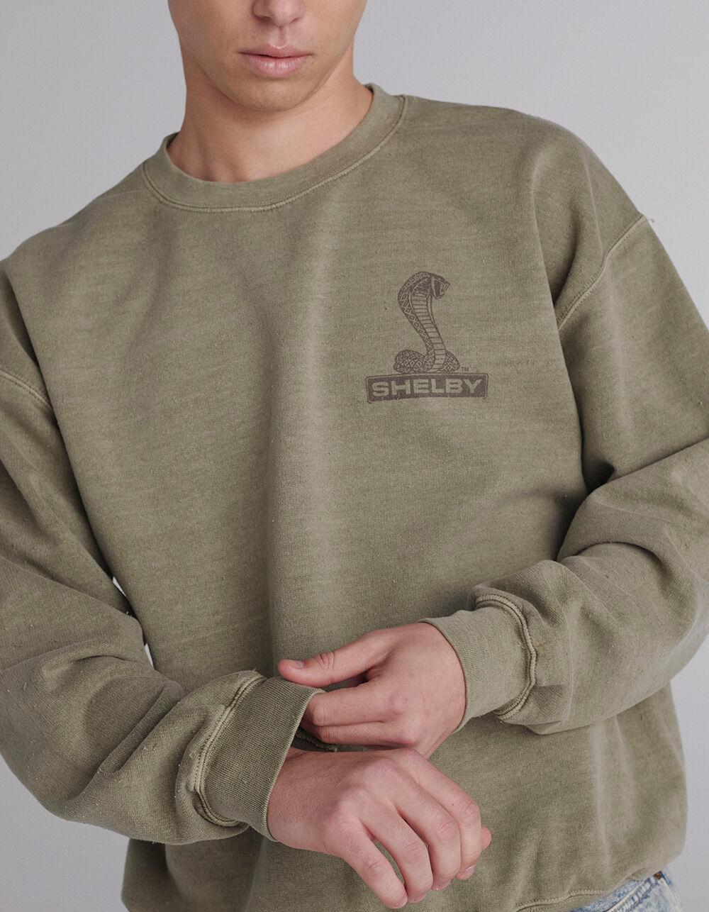 SHELBY COBRA Road Car Mens Crewneck Sweatshirt - TAUPE Product Image