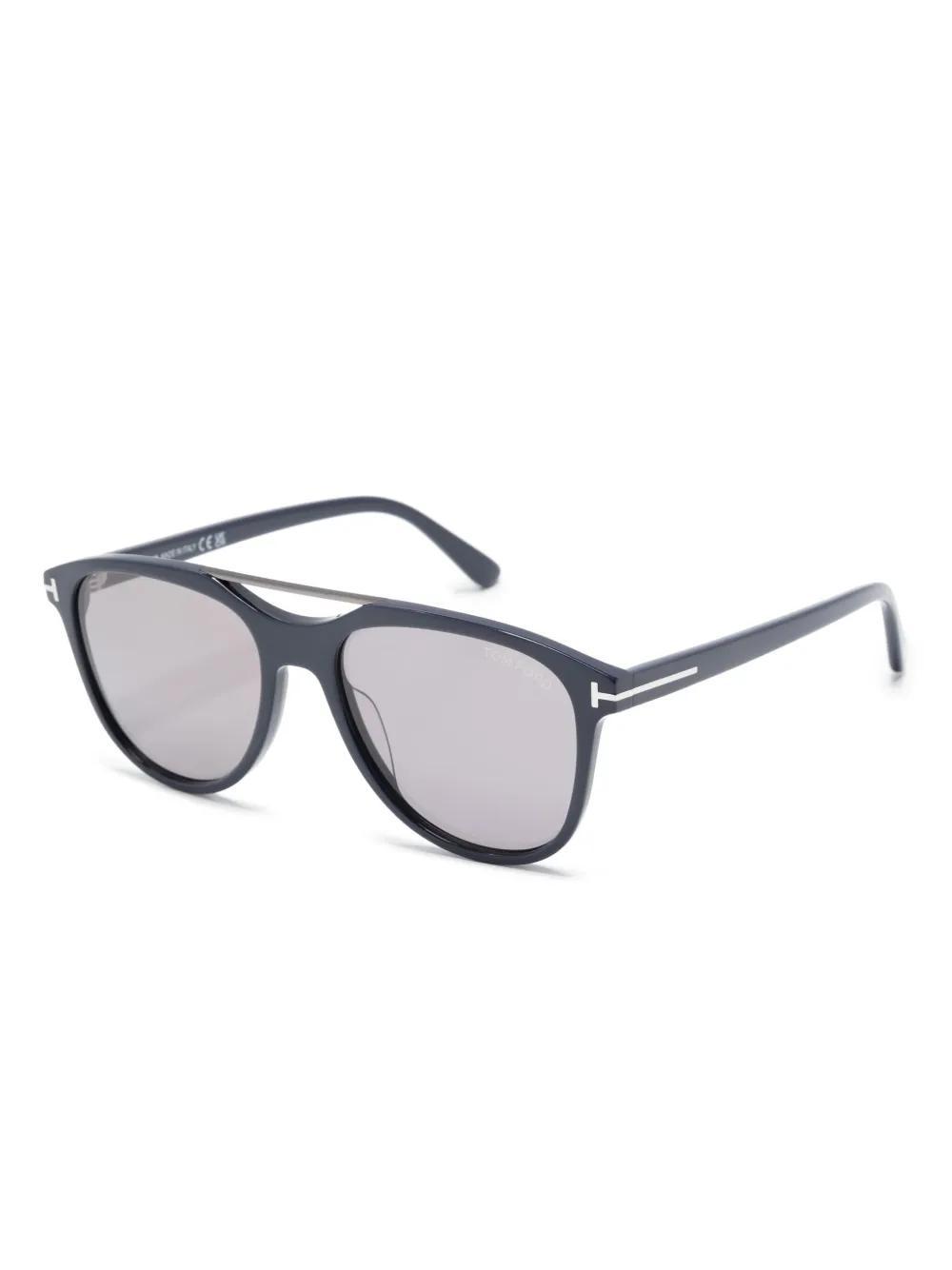 TOM FORD Damian Pilot-frame Sunglasses In Blue Product Image